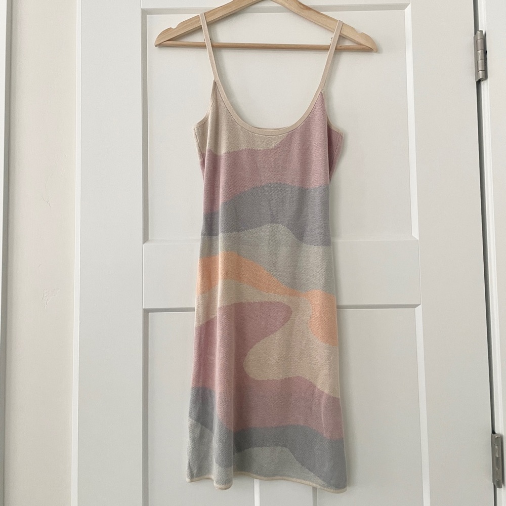 ALTAR’D STATE WOMEN’S KNIT MINI DRESS IN MULTI-COLOR SIZE XS